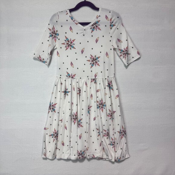 Dotdotsmile Dress Size 8/10 Ice Cream Print New With Tags - Picture 1 of 8